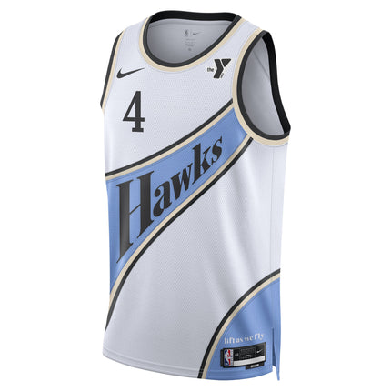 Kobe Bufkin Atlanta Hawks 2024-2025 City Jersey - White